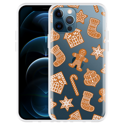 Cazy Hoesje geschikt voor iPhone 12 Pro - Christmas Cookies