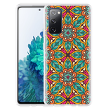 Hoesje geschikt voor Samsung Galaxy S20 FE - Flora Mandala