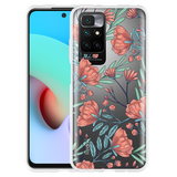 Cazy Hoesje geschikt voor Xiaomi Redmi 10 2022 - Poppy Roses