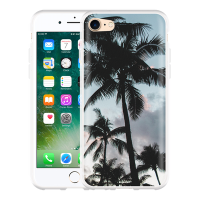 Cazy Hoesje geschikt voor iPhone 7 - Palmtrees
