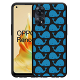 Hoesje Zwart geschikt voor Oppo Reno8 4G T Whales