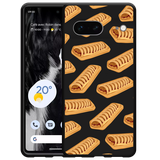 Hoesje Zwart geschikt voor Google Pixel 7 - Frikandelbroodjes