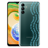 Cazy Hoesje geschikt voor Samsung Galaxy A04s - Tropical Paradise