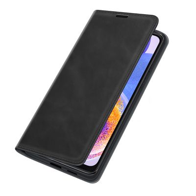 Cazy Wallet Magnetic Hoesje geschikt voor Samsung Galaxy A23 - Zwart