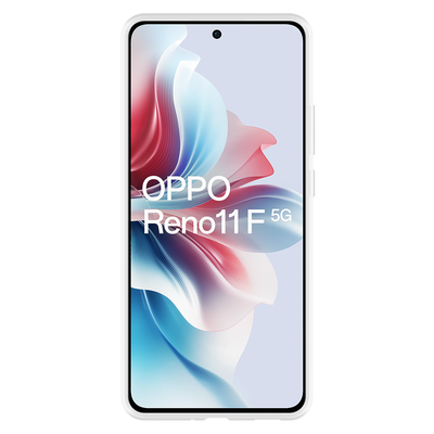 Just in Case Oppo Reno11 F - Soft TPU Case with Necklace Strap - Clear