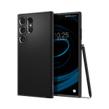 Spigen Hoesje geschikt voor Samsung Galaxy S24 Ultra - Liquid Air - Zwart