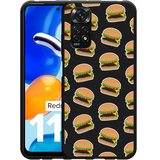 Hoesje Zwart geschikt voor Xiaomi Redmi Note 11/11S - Burgers