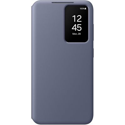 Samsung Galaxy S24 Hoesje - Originele Samsung Smart View Wallet Case - Paars