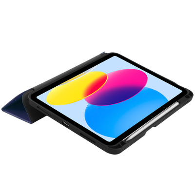 Cazy TriFold Hoes met Penhouder geschikt voor iPad 2022 (10th Gen) - Blauw