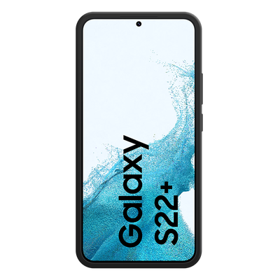 Cazy Soft Color TPU Hoesje geschikt voor Samsung Galaxy S22+ - Zwart