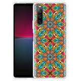 Cazy Hoesje geschikt voor Sony Xperia 10 IV - Flora Mandala