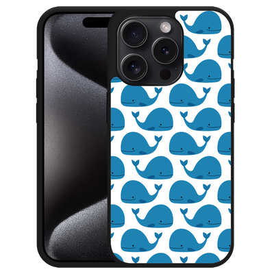 Cazy Hardcase Hoesje geschikt voor iPhone 15 Pro Whales