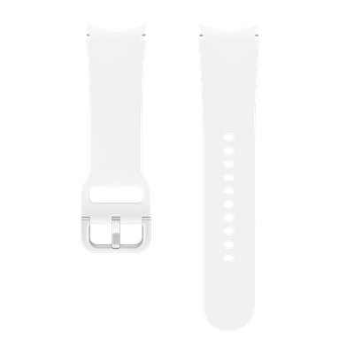Samsung Bandje geschikt voor Galaxy Watch4/Watch5 Pro - Sport Band M/L - Wit