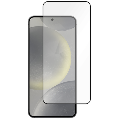Cazy Full Cover Glass Screen Protector geschikt voor Samsung Galaxy S24 - Zwart