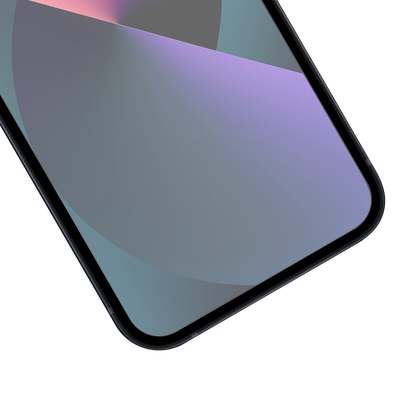 Cazy Full Cover Glass Screen Protector geschikt voor iPhone 13/13 Pro - Zwart