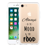 Hoesje geschikt voor iPhone 7 - Mood for Food Black