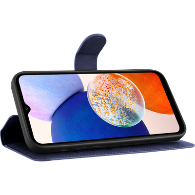 Cazy Premium Wallet Hoesje geschikt voor Samsung Galaxy A14 4G/5G - Blauw