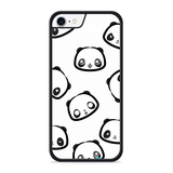 Hardcase hoesje geschikt voor iPhone 8 - Panda Emotions
