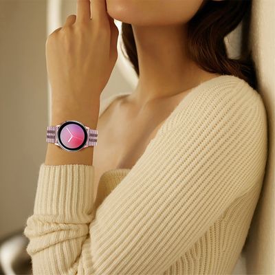 Cazy Bandje geschikt voor Huawei Watch GT 2 Pro - Metalen Horlogebandje - Roze