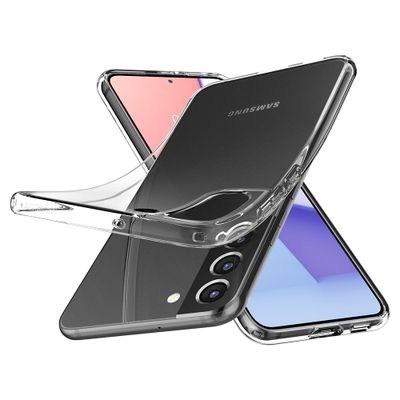 Samsung Galaxy S22 Hoesje - Spigen Liquid Crystal Case - Transparant