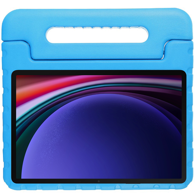 Cazy Classic Kinderhoes geschikt voor Samsung Galaxy Tab S9+ / S9 FE+ - Blauw