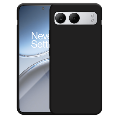 Just in Case Oneplus Nord 4 - Soft TPU Case with Necklace Strap - Black