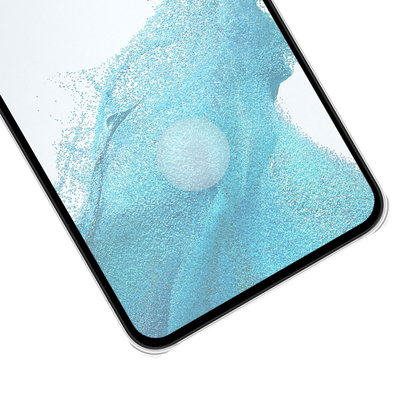 Cazy Full Cover Glass Screen Protector geschikt voor Samsung Galaxy S22+ - Zwart