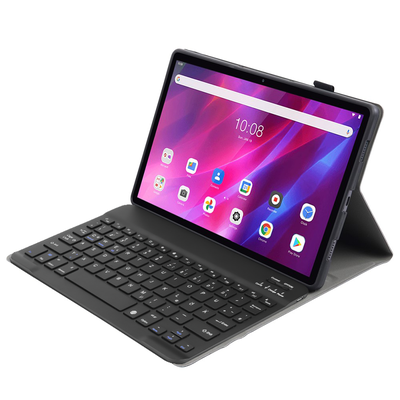 Cazy Hoes met Toetsenbord QWERTZ - geschikt voor Lenovo Tab K10 - Zwart
