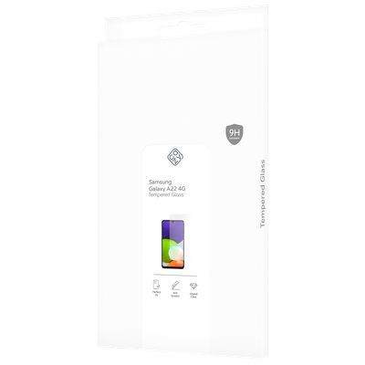 Cazy Tempered Glass Screen Protector geschikt voor Samsung Galaxy A22 4G - Transparant