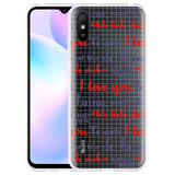 Hoesje geschikt voor Xiaomi Redmi 9A - I Love You