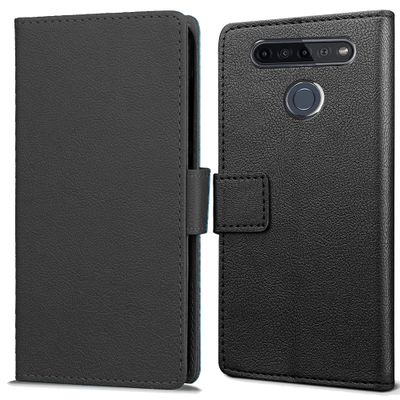 Cazy Wallet Classic Hoesje geschikt voor LG K51S - Zwart