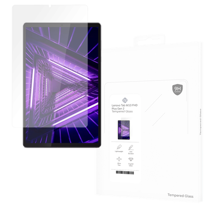 Cazy Tempered Glass Screen Protector geschikt voor Lenovo Tab M10 FHD Plus Gen 2 - Transparant