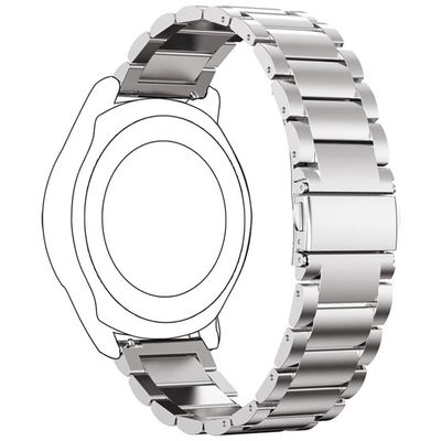 Cazy Metalen Band Samsung Galaxy Watch 3 45mm - Zilver