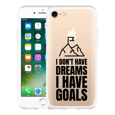 Cazy Hoesje geschikt voor iPhone 7 - Goals are for Men