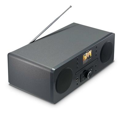 Hama DIR1570CBT Digitale Radio - DAB/DAB+/Internetradio/CD/Bluetooth - Grijs/Zwart
