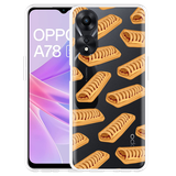 Hoesje geschikt voor Oppo A78 5G Frikandelbroodjes