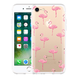 Hoesje geschikt voor iPhone 7 - Flamingo