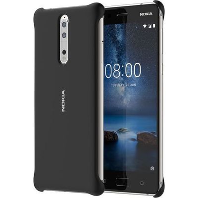 Nokia 8 Soft Touch Case - Zwart CC-801