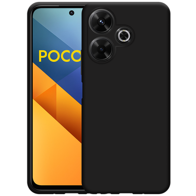 Cazy Soft TPU Hoesje geschikt voor  Xiaomi Poco M6 4G - Zwart