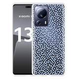 Hoesje geschikt voor Xiaomi 13 Lite Blauwe Doodle