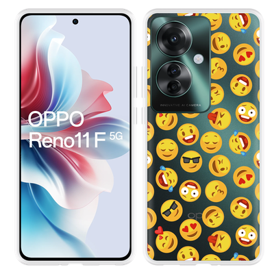 Cazy Hoesje geschikt voor Oppo Reno11 F Emoji