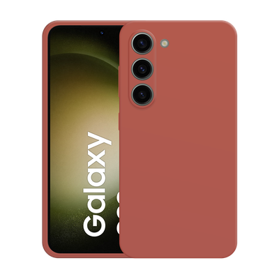 Cazy Soft Color TPU Hoesje geschikt voor Samsung Galaxy S23 - Rood