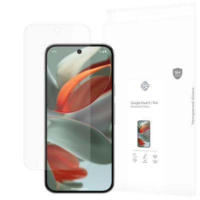 Cazy Screenprotector geschikt voor Google Pixel 9 / 9 Pro - Screenprotector van Gehard Glas