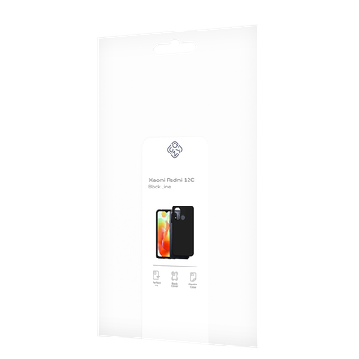 Cazy Soft TPU Hoesje geschikt voor Xiaomi Redmi 12C - Zwart