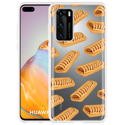Cazy Hoesje geschikt voor Huawei P40 - Frikandelbroodjes