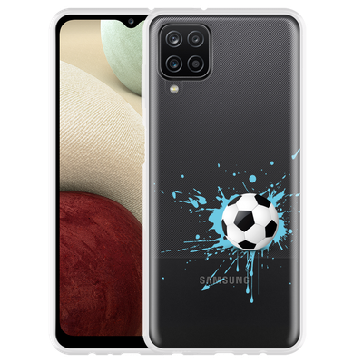Cazy Hoesje geschikt voor Samsung Galaxy A12 - Soccer Ball