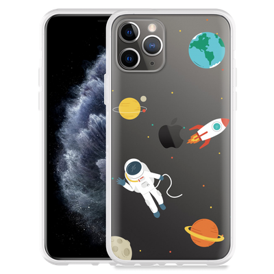 Cazy Hoesje geschikt voor iPhone 11 Pro - Astronaut