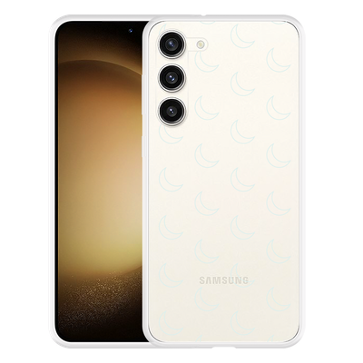 Cazy Hoesje geschikt voor Samsung Galaxy S23+ Maanpatroon II