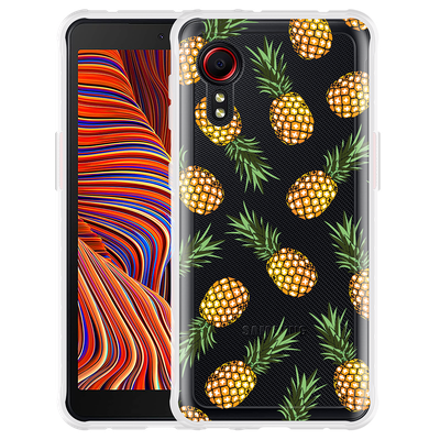 Cazy Hoesje geschikt voor Samsung Galaxy Xcover 5 - Ananas
