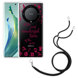 Hoesje met koord geschikt voor Honor Magic5 Lite Most Wonderful Time